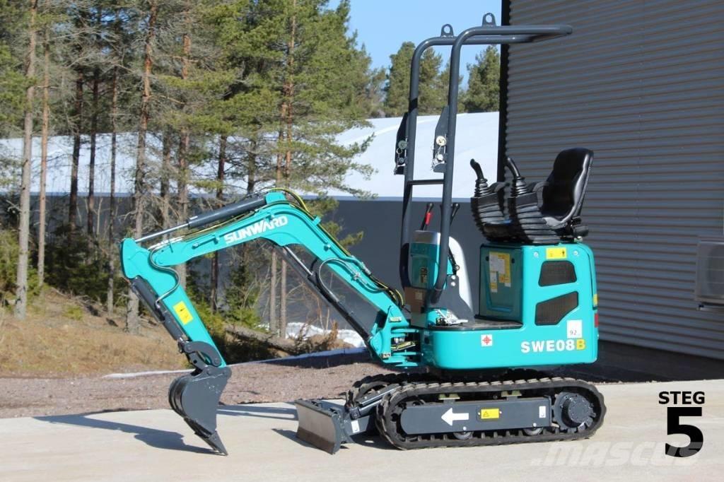 Sunward SWE 08 B Mini rýpadlá < 7t
