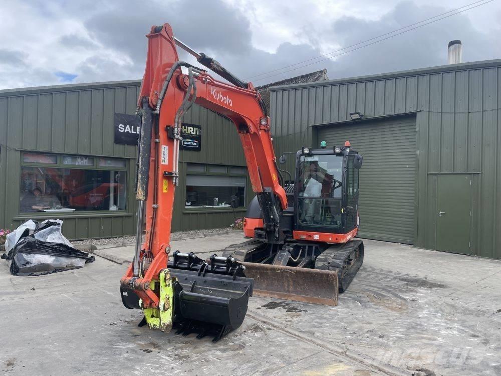 Kubota KX 080-4 Midi rýpadlá 7 t - 12 t