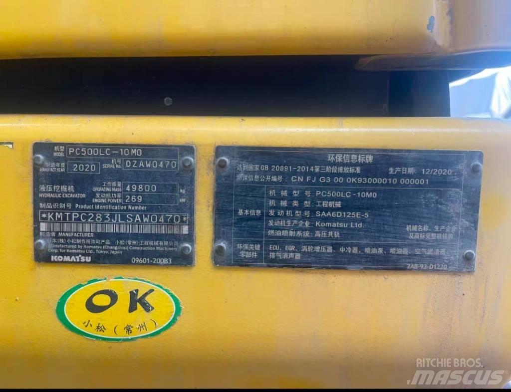 Komatsu pc500lc-10mo Obojživelná rýpadlá