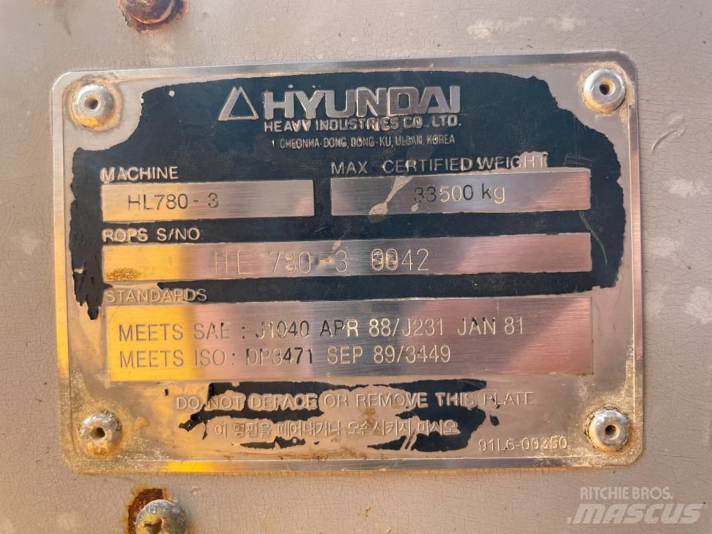Hyundai HL 780-3 A Kolesové nakladače