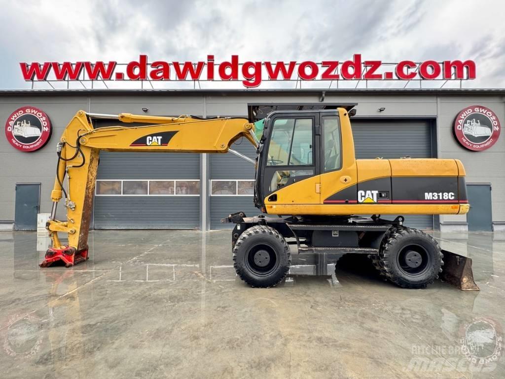 CAT M 318 C Kolesové rýpadlá