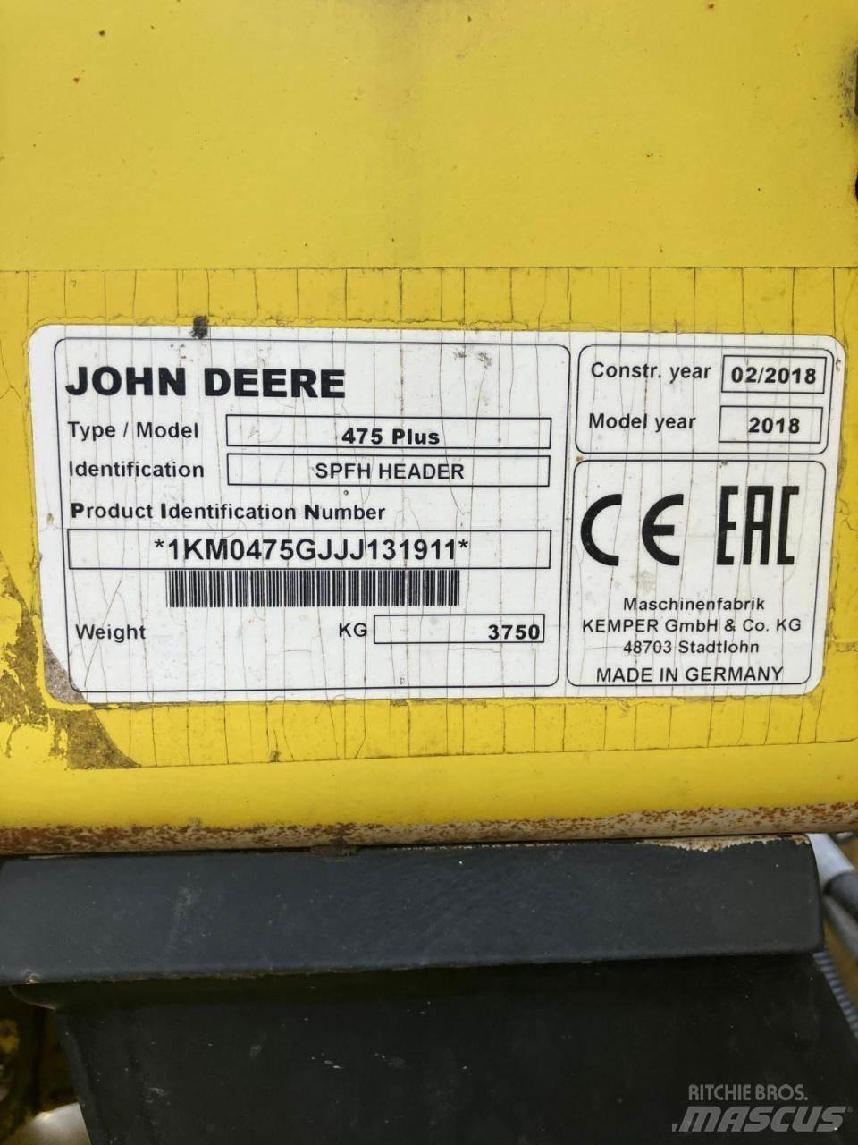 John Deere 8500 Samochodné kosačky