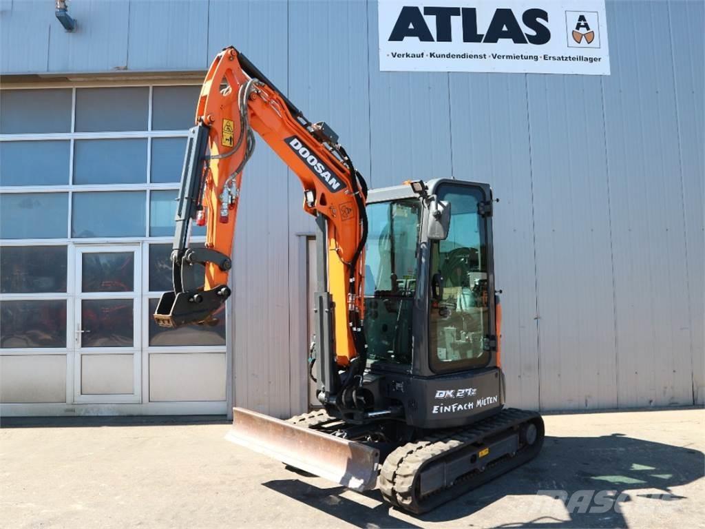 Doosan DX27Z-7 Mini rýpadlá < 7t