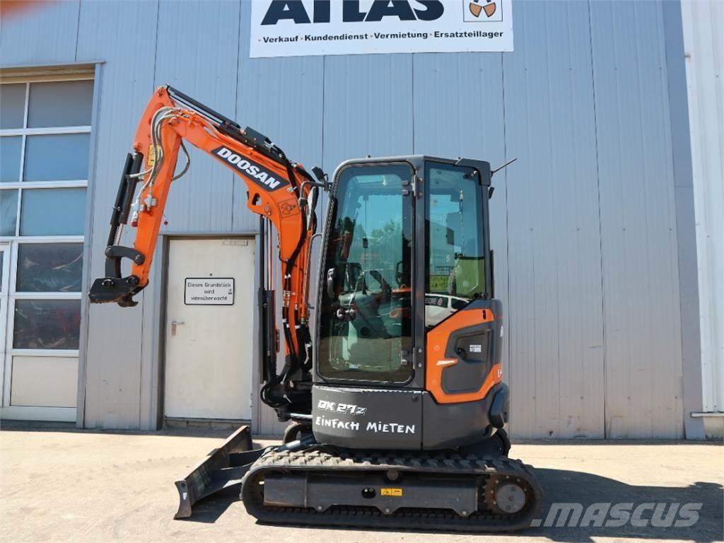 Doosan DX27Z-7 Mini rýpadlá < 7t