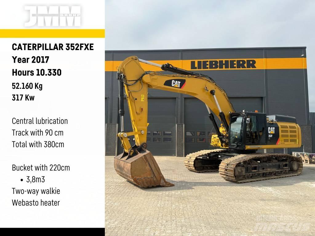 CAT 352 FXE Pásové rýpadlá