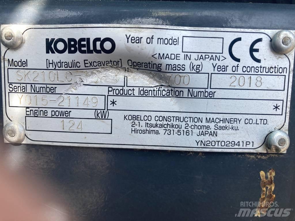Kobelco SK 210 LC-10 Pásové rýpadlá