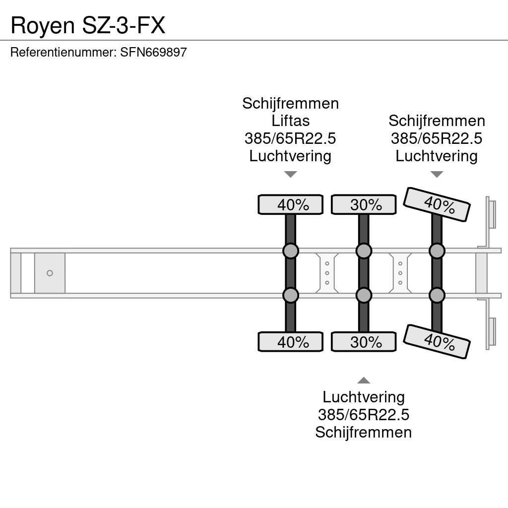  Royen SZ-3-FX Skriňové návesy