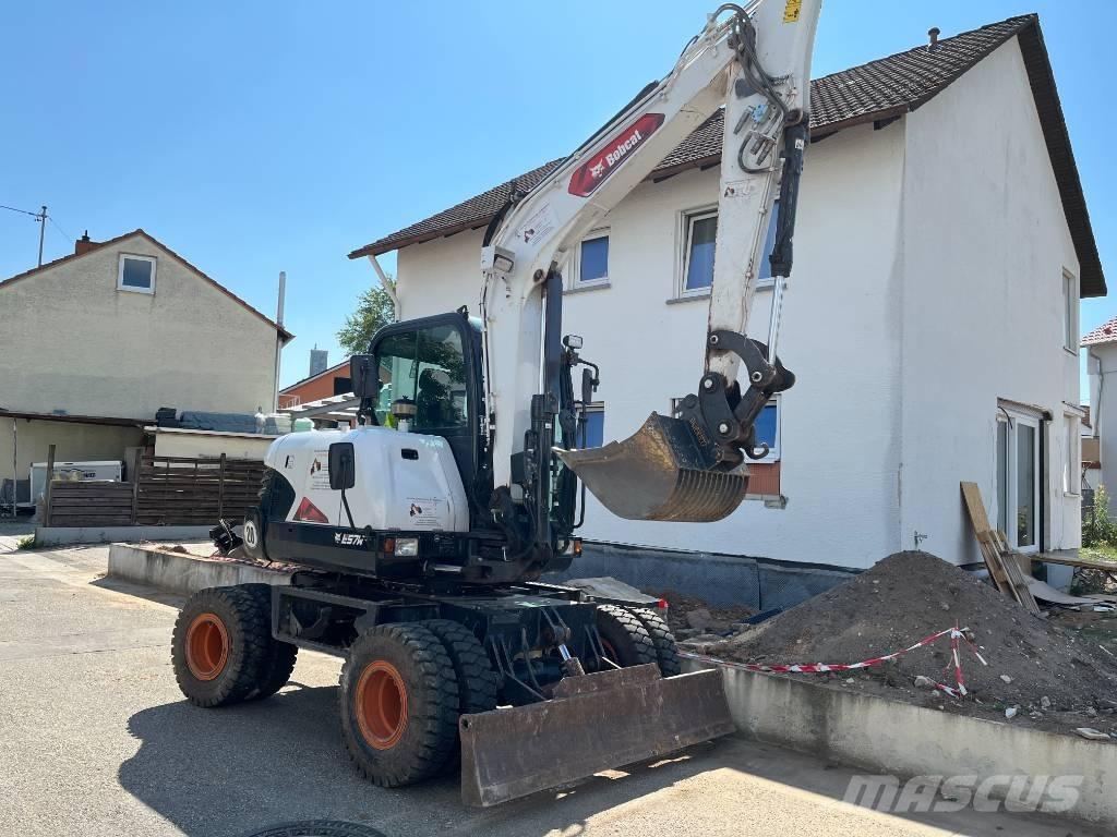 Bobcat E 57 W Kolesové rýpadlá