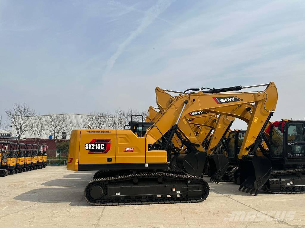 Sany SY215 Pásové rýpadlá