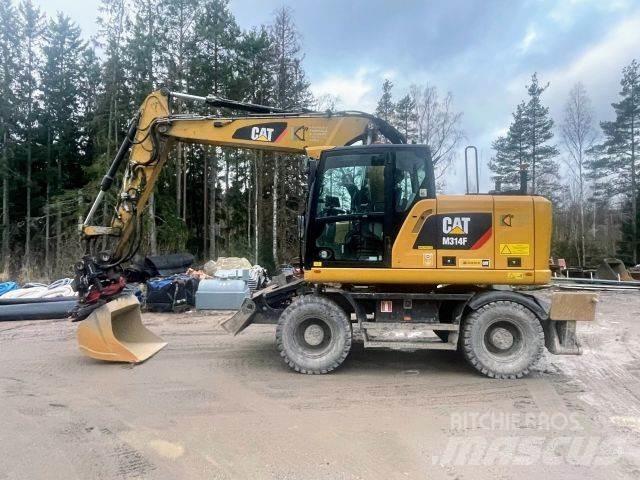 CAT M 314 F Kolesové rýpadlá