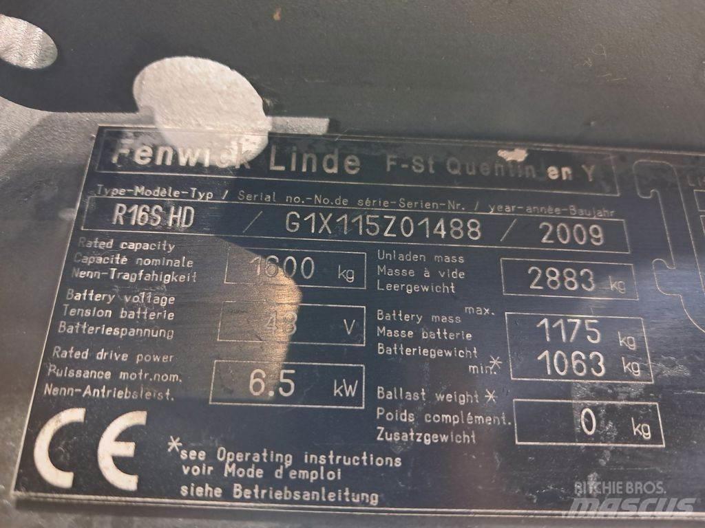 Linde R16 S HD Retraky