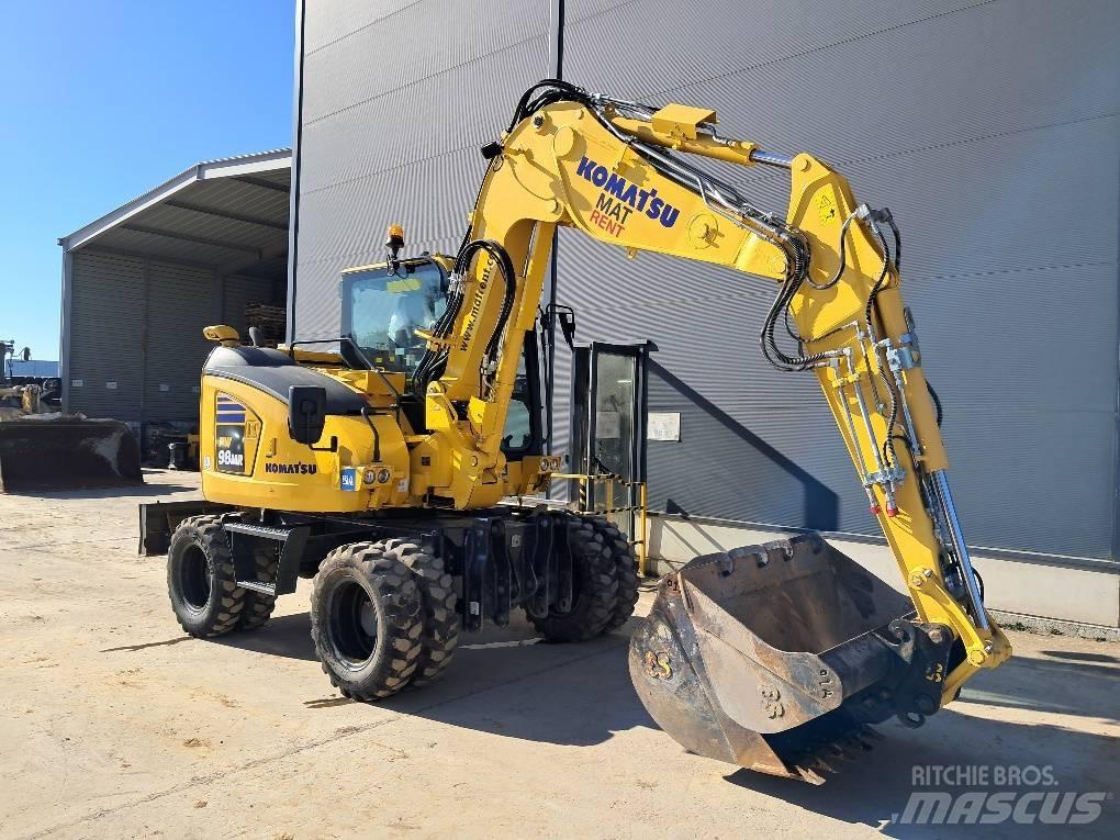 Komatsu PW98MR-11E0 Kolesové rýpadlá