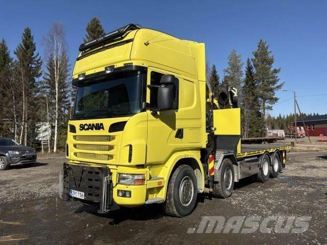 Scania R164G 8*4 Autožeriavy, hydraulické ruky