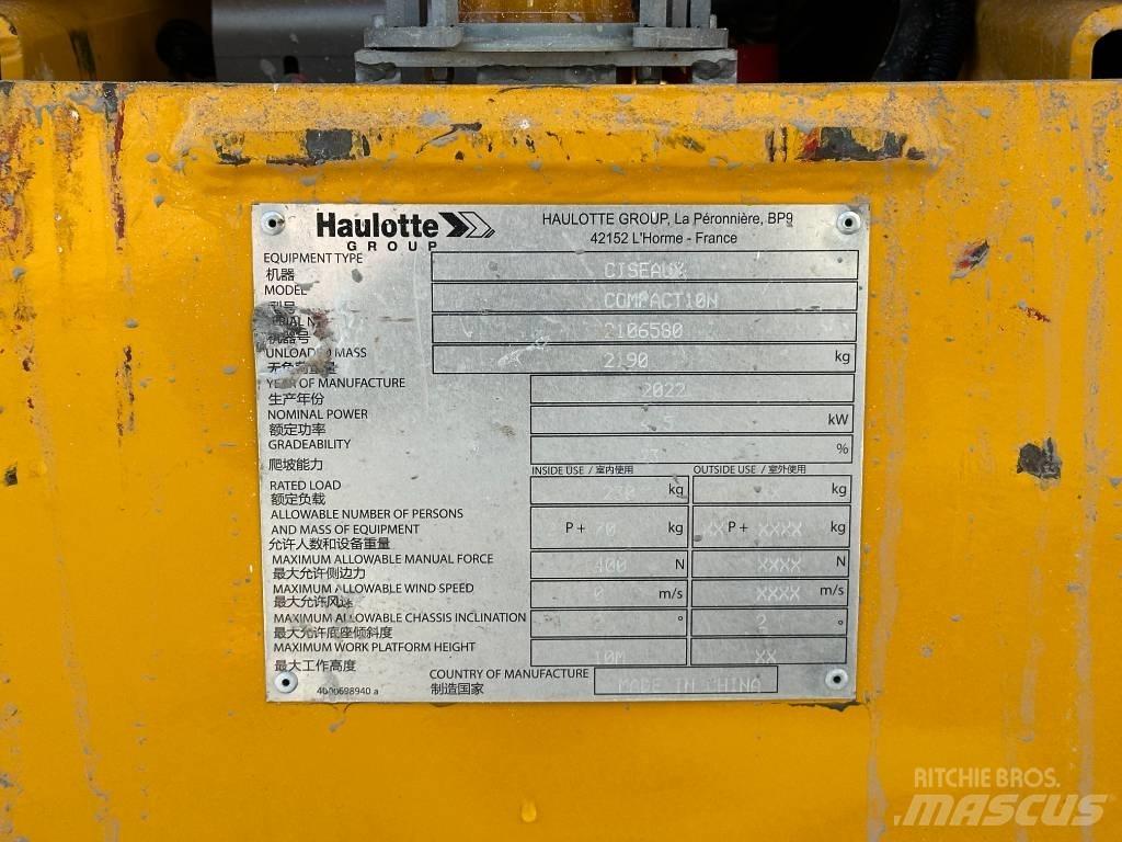 Haulotte COMPACT 10N Nožnicové zdvíhacie plošiny