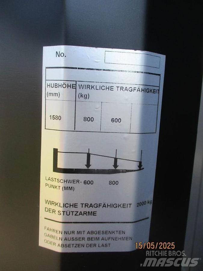 BT SWE 080L Ručne vedené vysokozdvižné vozíky