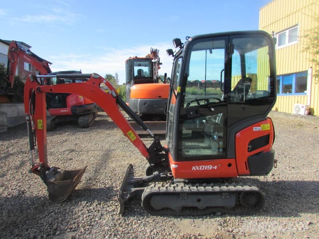 Kubota KX 019-4 Mini rýpadlá < 7t