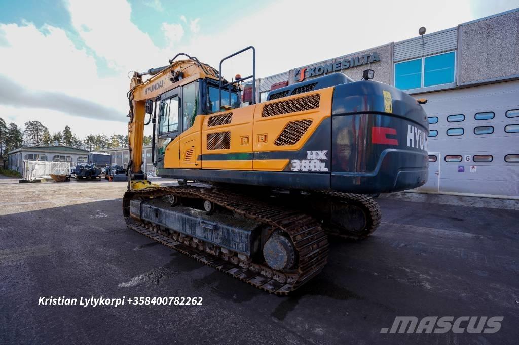 Hyundai HX 380 L Pásové rýpadlá