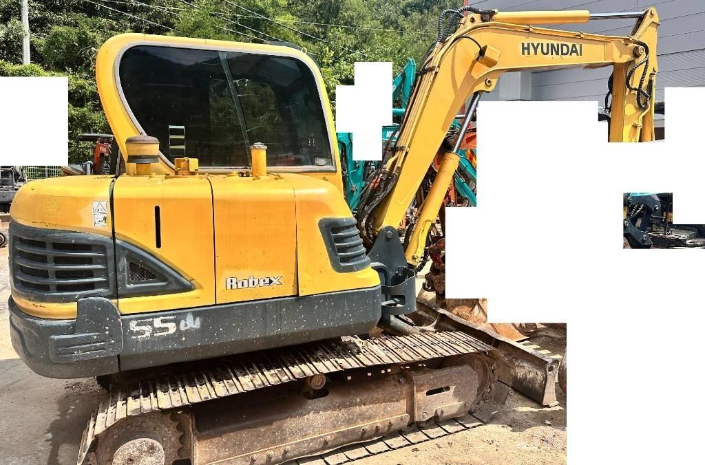 Hyundai Robex 55 Mini rýpadlá < 7t