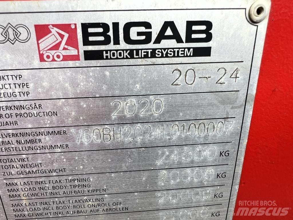 Bigab 20-24 Vyklápacie prívesy