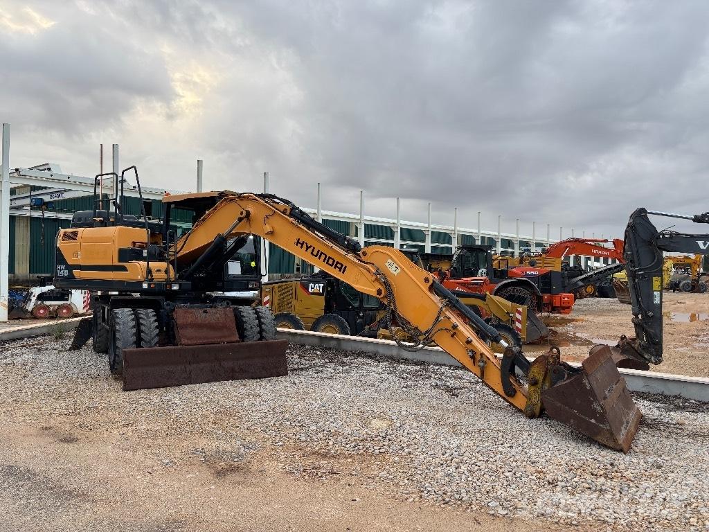 Hyundai HW 140 A Kolesové rýpadlá