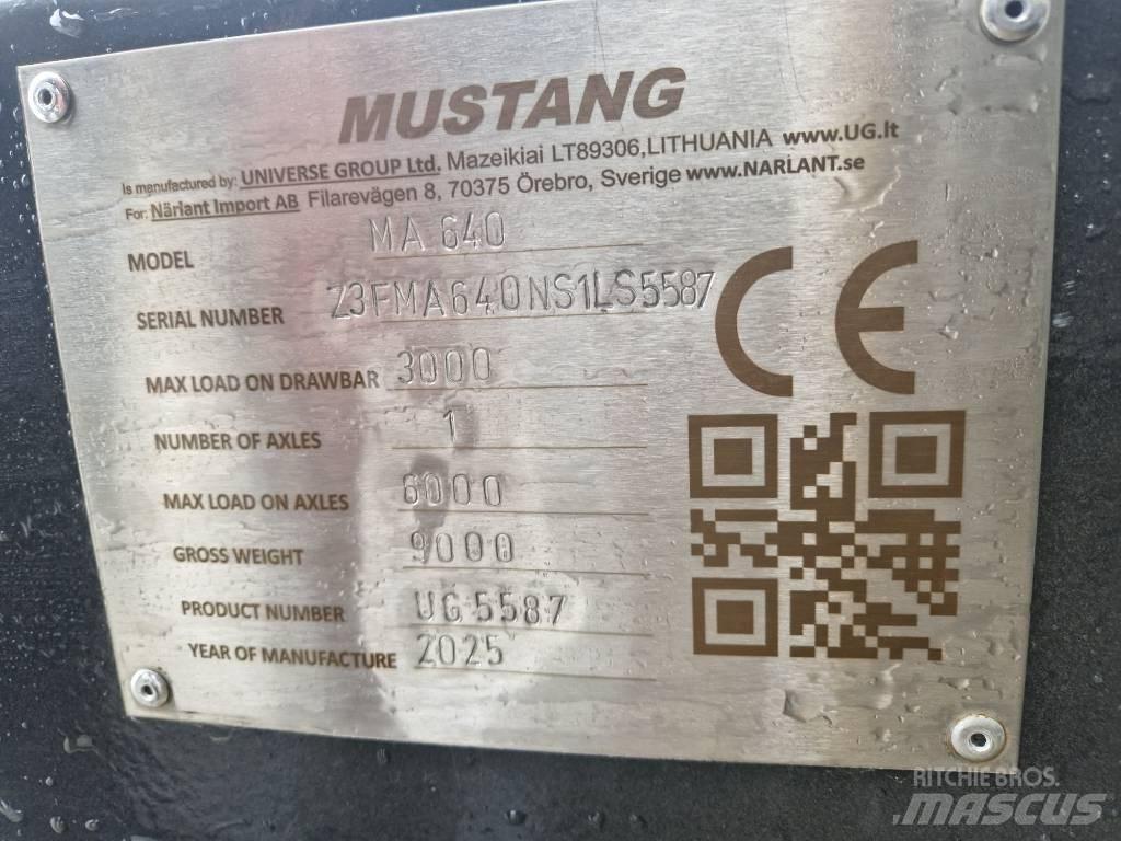 Mustang MA C-640 Ďalšie prívesy