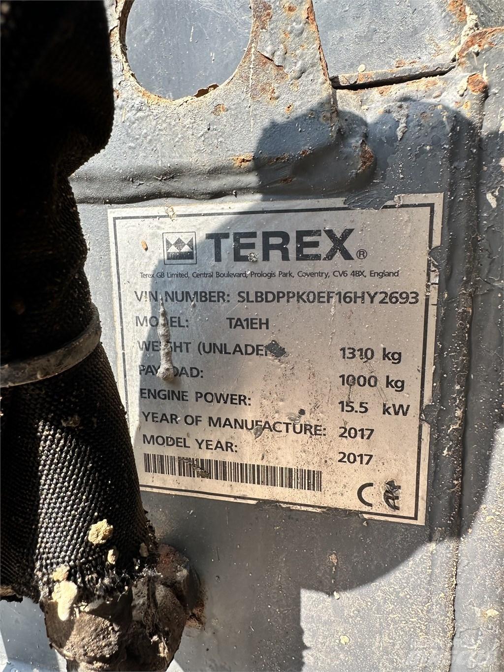 Terex TA 1 EH Stavebné sklápače