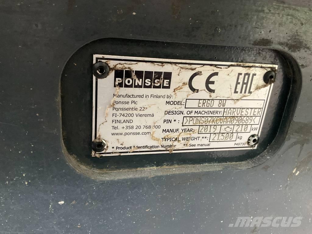 Ponsse Ergo 8W Harvestory