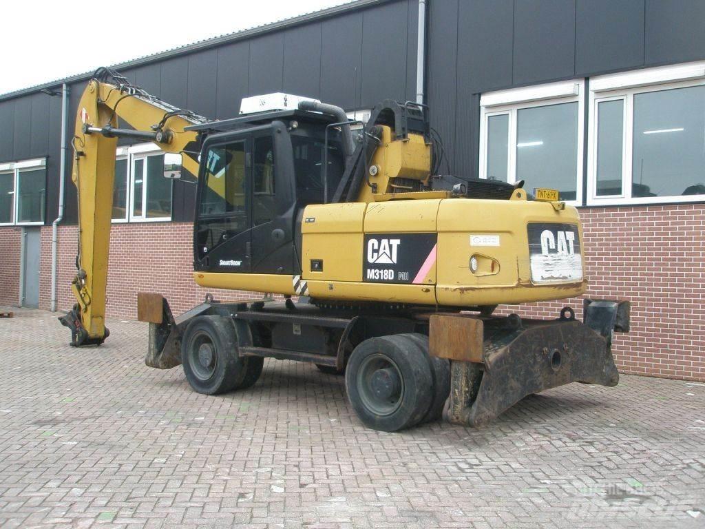 CAT M318D Kolesové rýpadlá