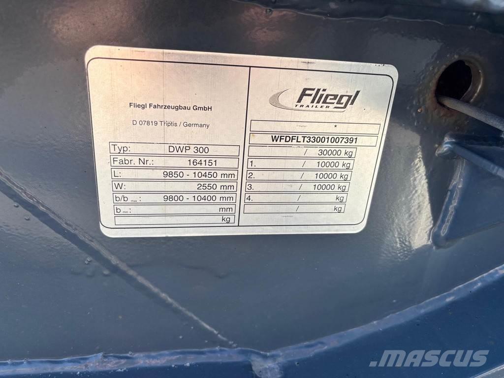Fliegl 3-AXLE BDF Kontajnerové prívesy