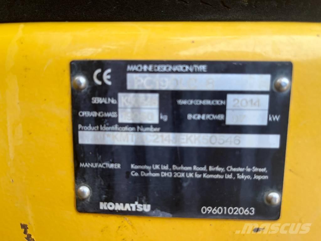 Komatsu PC 190 LC-8 Pásové rýpadlá