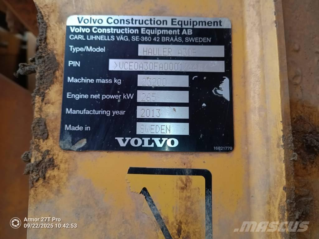 Volvo A 30 F Kĺbové nákladné autá