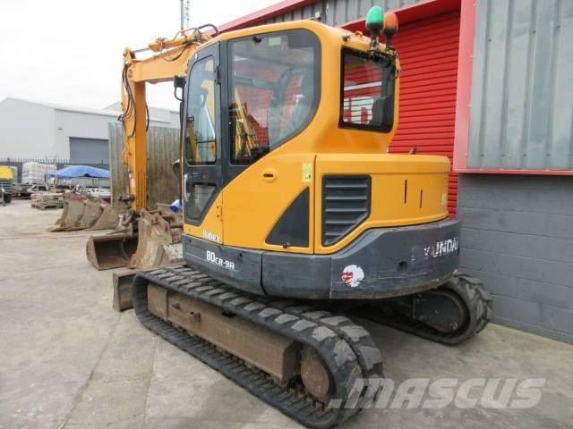 Hyundai R 80 CR-9A Midi rýpadlá 7 t - 12 t