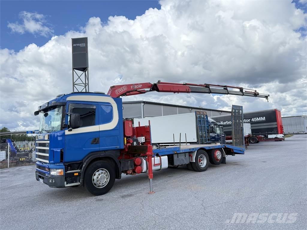 Scania R124 6X2 Autožeriavy, hydraulické ruky