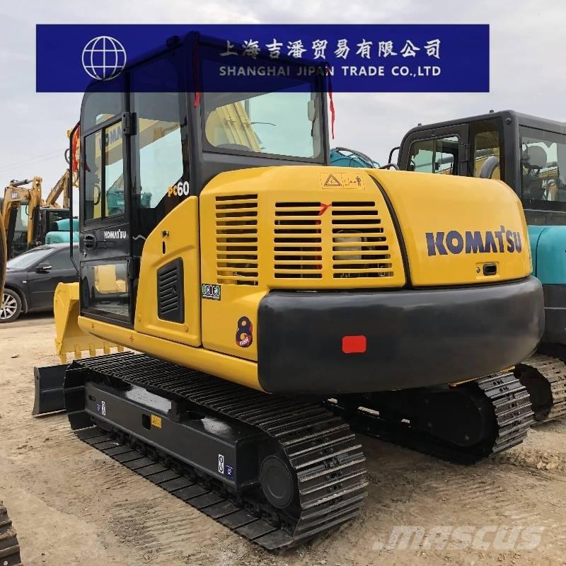 Komatsu PC 60 Pásové rýpadlá