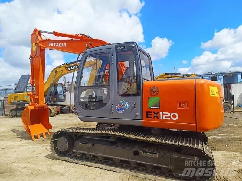 Hitachi EX 120 Pásové rýpadlá
