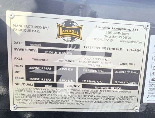 Landoll 440B Podvalníkové návesy