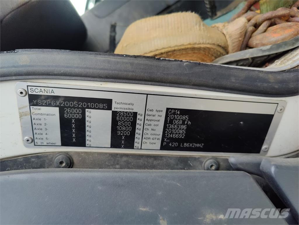 Scania P420 6x2 Sklápače