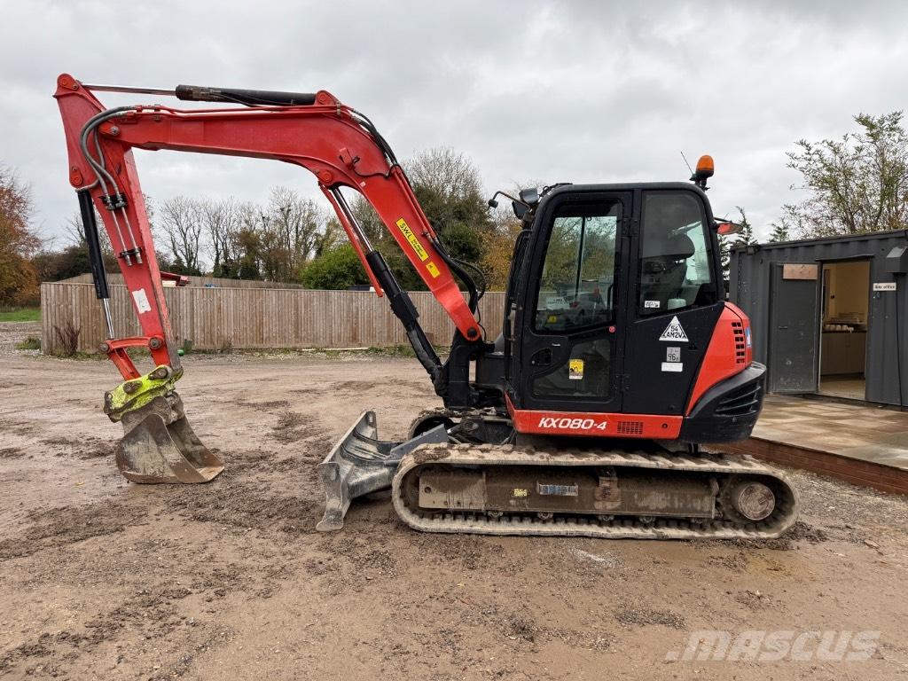 Kubota KX 080-4 Midi rýpadlá 7 t - 12 t