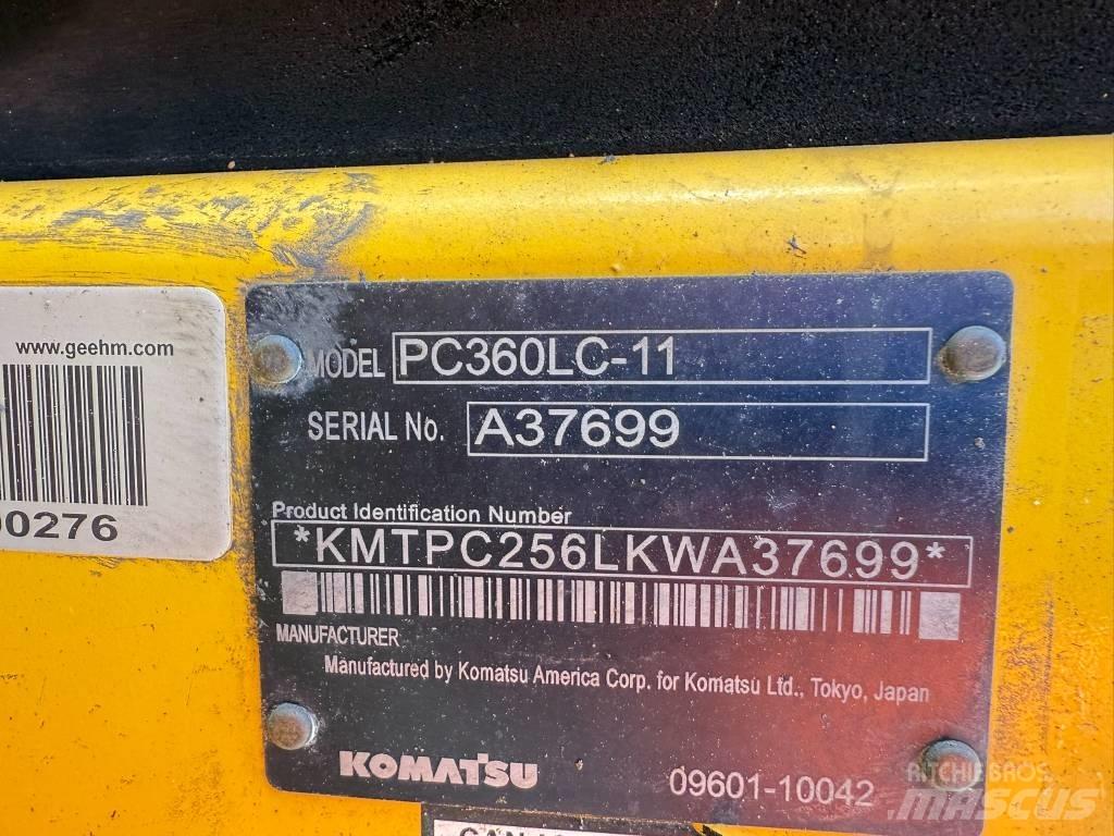 Komatsu PC360LC-11 Pásové rýpadlá
