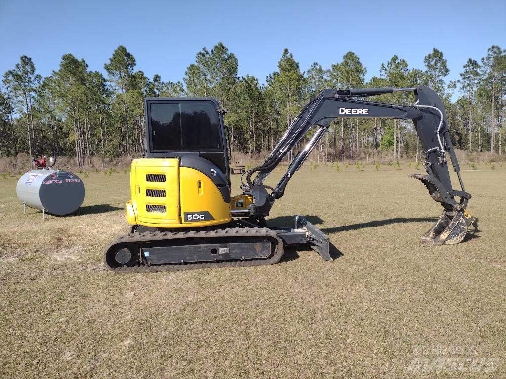 DEERE 50G Mini rýpadlá < 7t