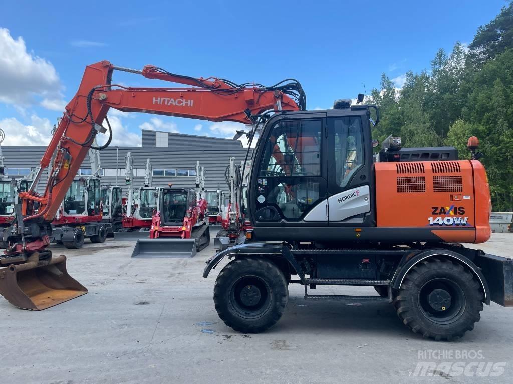 Hitachi ZX 140 W-6 Kolesové rýpadlá