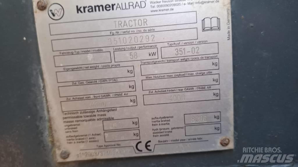 Kramer 480 Kolesové nakladače