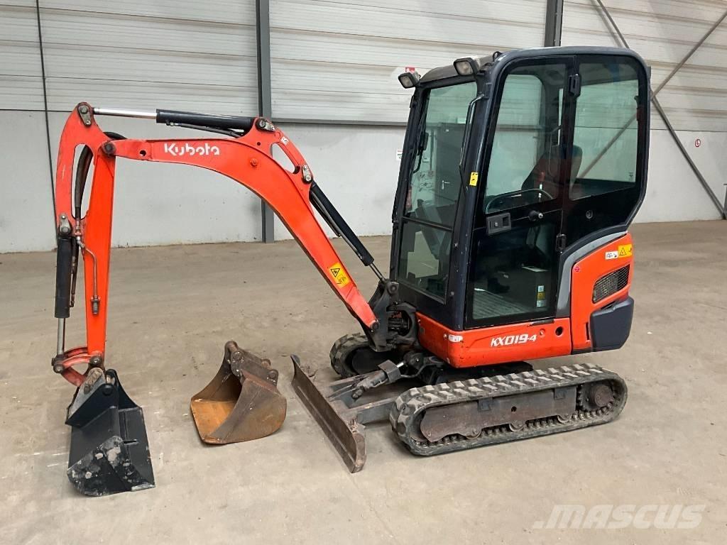 Kubota KX 019-4 Mini rýpadlá < 7t