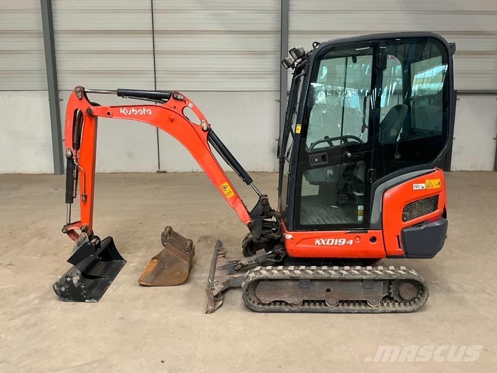 Kubota KX 019-4 Mini rýpadlá < 7t