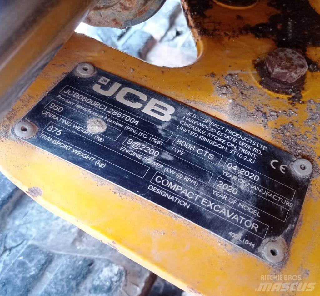 JCB 8008 CTS Mini rýpadlá < 7t