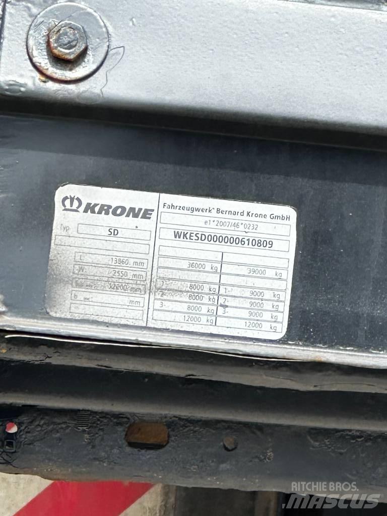 Krone SD Valníkové návesy/Návesy sa sklápacím bočnicami