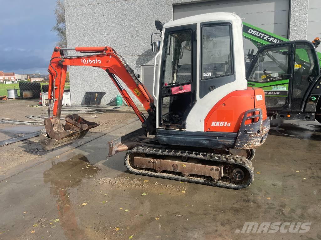 Kubota KX 61-3 Mini rýpadlá < 7t
