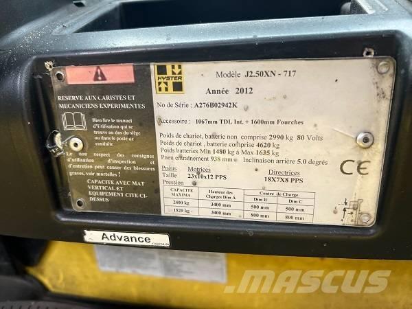 Hyster J2.5XN Akumulátorové vozíky