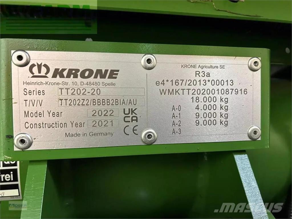Krone mx 370 gl Ostatné návesy