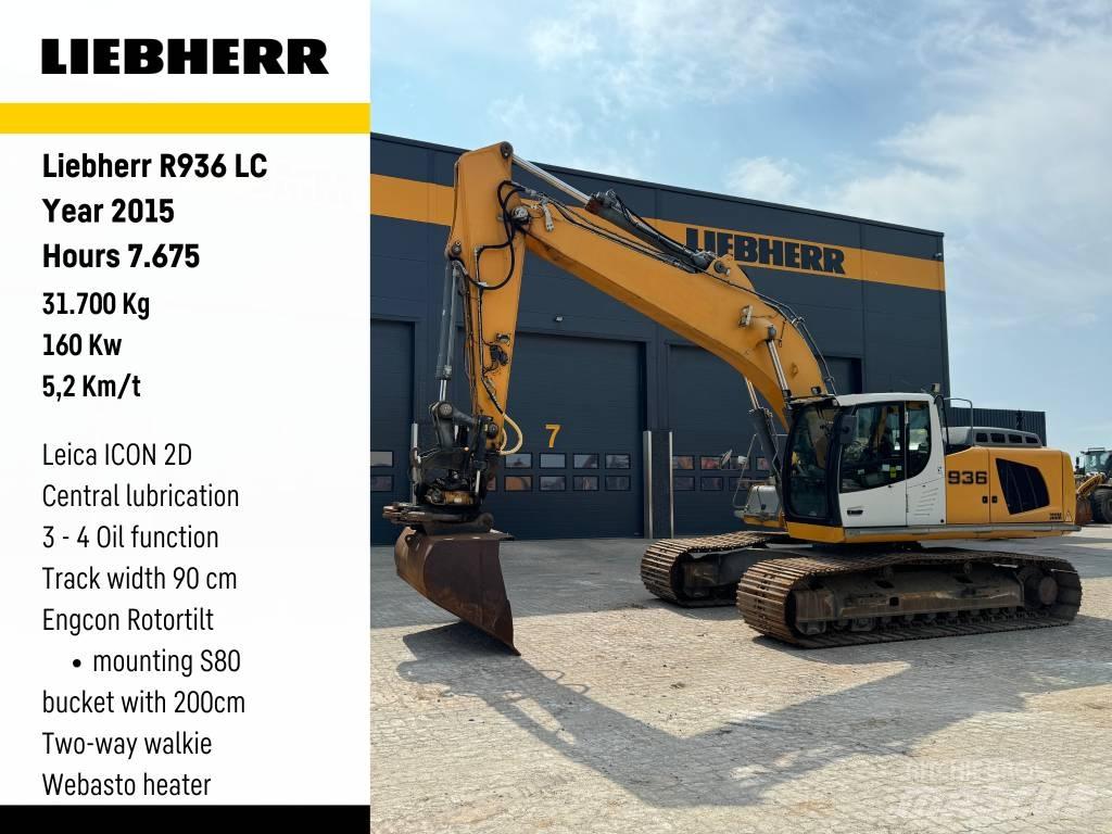 Liebherr R936 LC Pásové rýpadlá